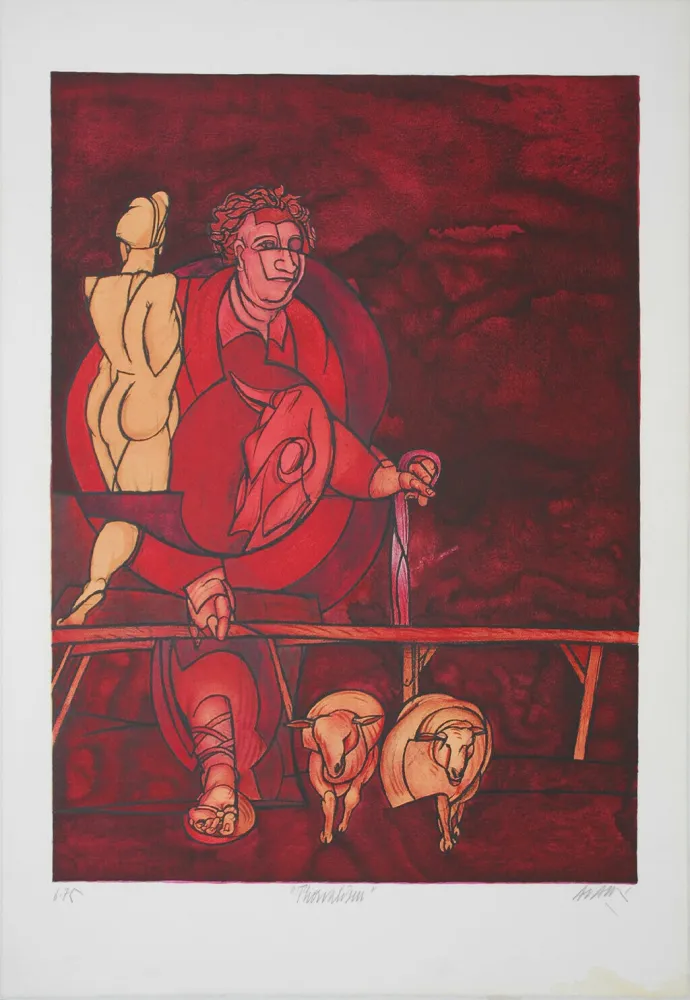 Lithografie Adami - Thorvaldsen