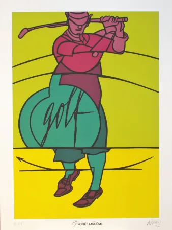 Lithografie Adami - Trophée Lancôme