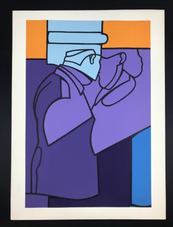 Lithografie Adami - Untitled 