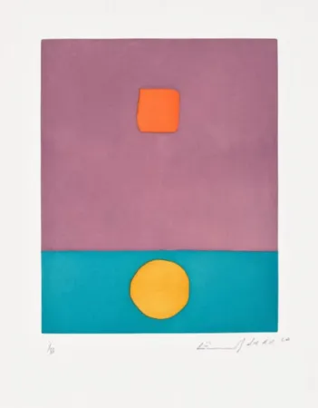 Gravure Adnan - La Soleil a Vécu (The Sun has Lived)