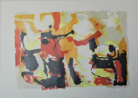 Lithografie Afro - Composizione