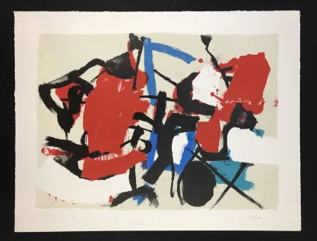 Lithografie Afro - Composizione