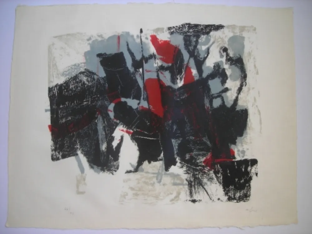 Lithografie Afro - Composizione II