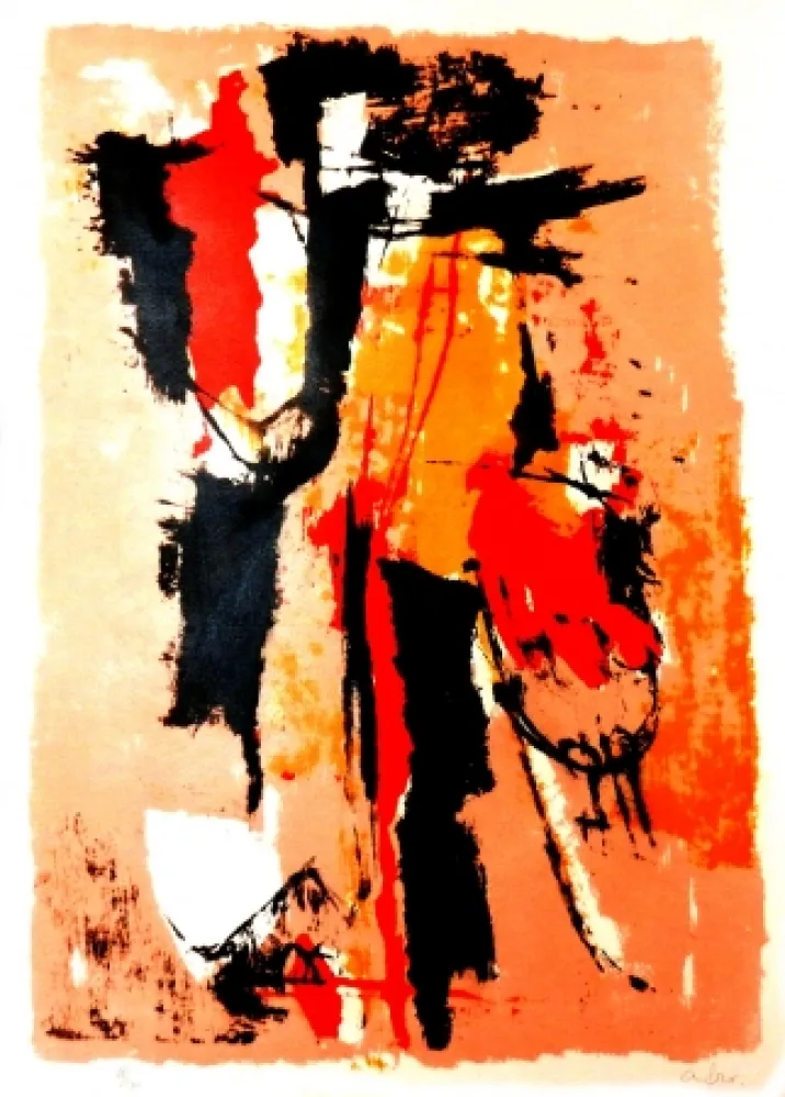 Lithografie Afro - El sereno