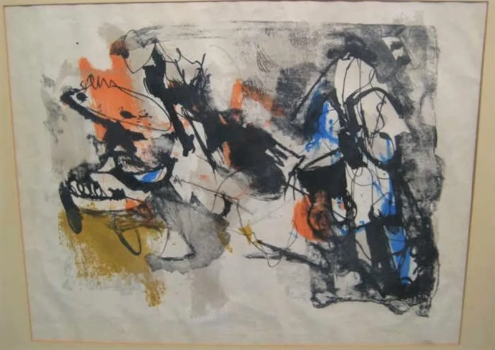 Lithografie Afro - La sagra degli uccelli