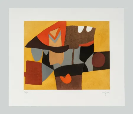 Ets En Aquatint Afro - Le vampire