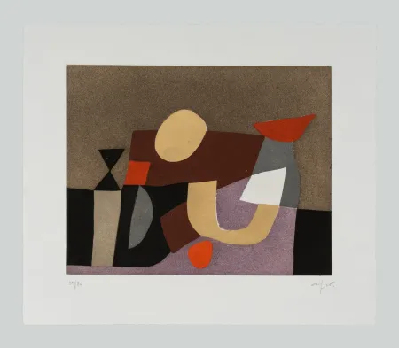 Ets En Aquatint Afro - Le voyage