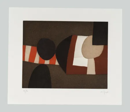 Ets En Aquatint Afro - L'invitation au voyage B