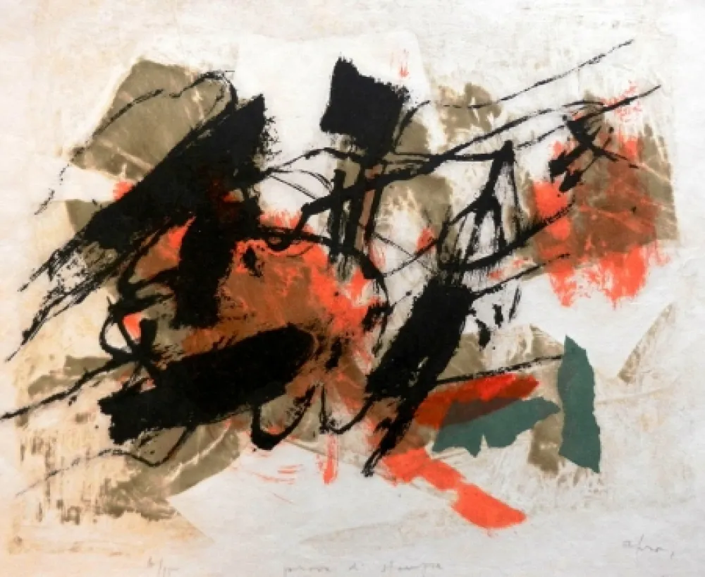 Lithografie Afro - L'Isola del Giglio