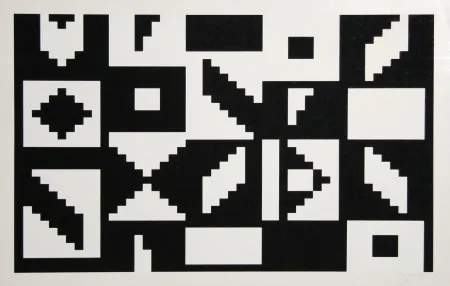 Zeefdruk Agam - Colors of Love