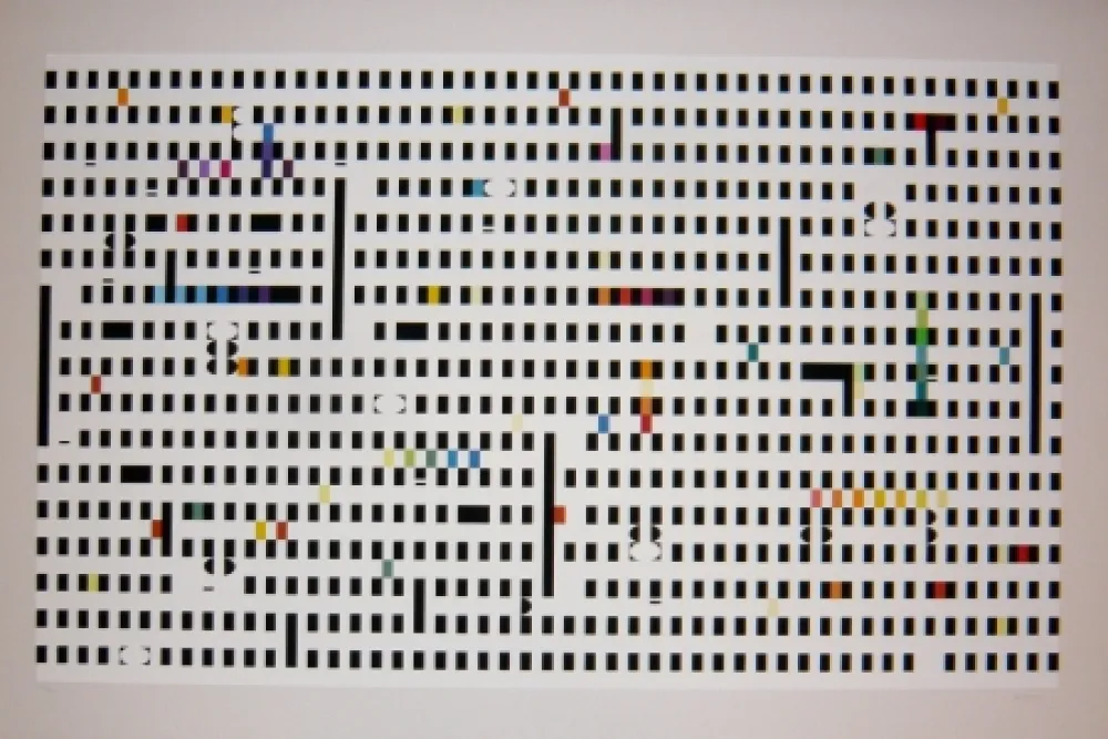 Zeefdruk Agam - Composition 2