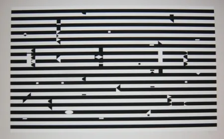 Zeefdruk Agam - Composition 3