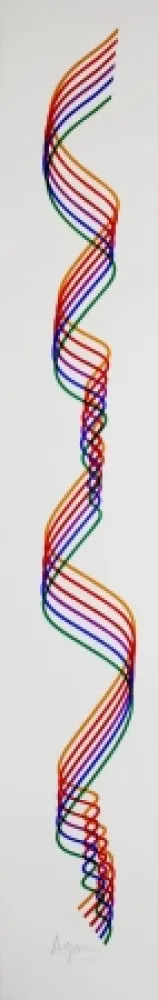 Lithografie Agam - Composition 3