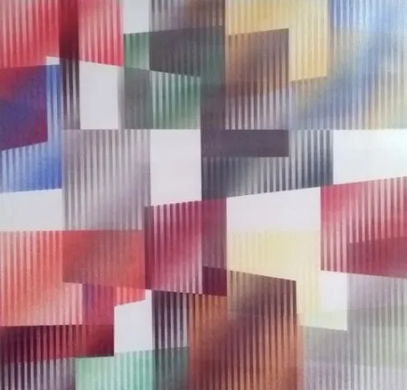 Zeefdruk Agam - Geometric 3 Agam