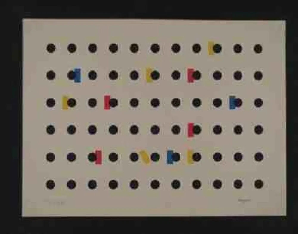 Zeefdruk Agam - Sans titre