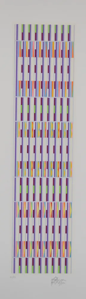 Multiple Agam - Vertical orchestration purple