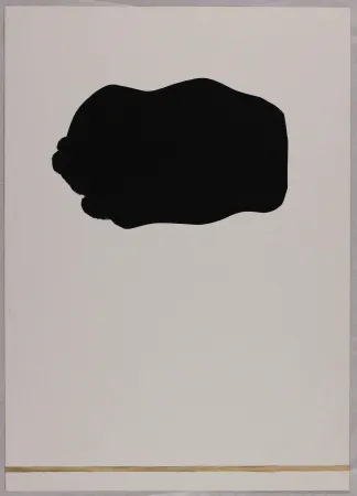 Zeefdruk Agnetti - Plate A from 'Spazio perduto e spazio costruito' portfolio