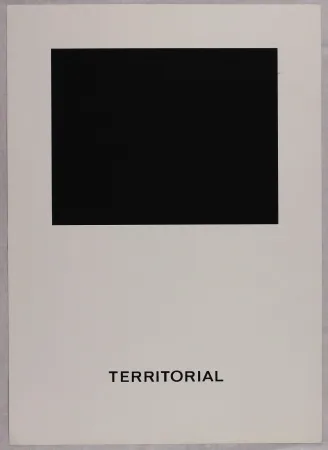 Zeefdruk Agnetti - Territorial from 'Spazio perduto e spazio costruito' portfolio, Plate B