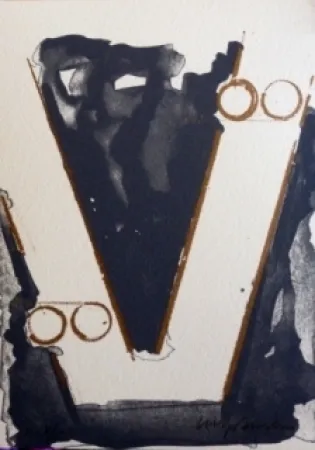 Lithografie Aguilar - Sans titre