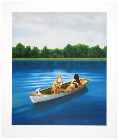 Lithografie Ahlberg - Sans titre