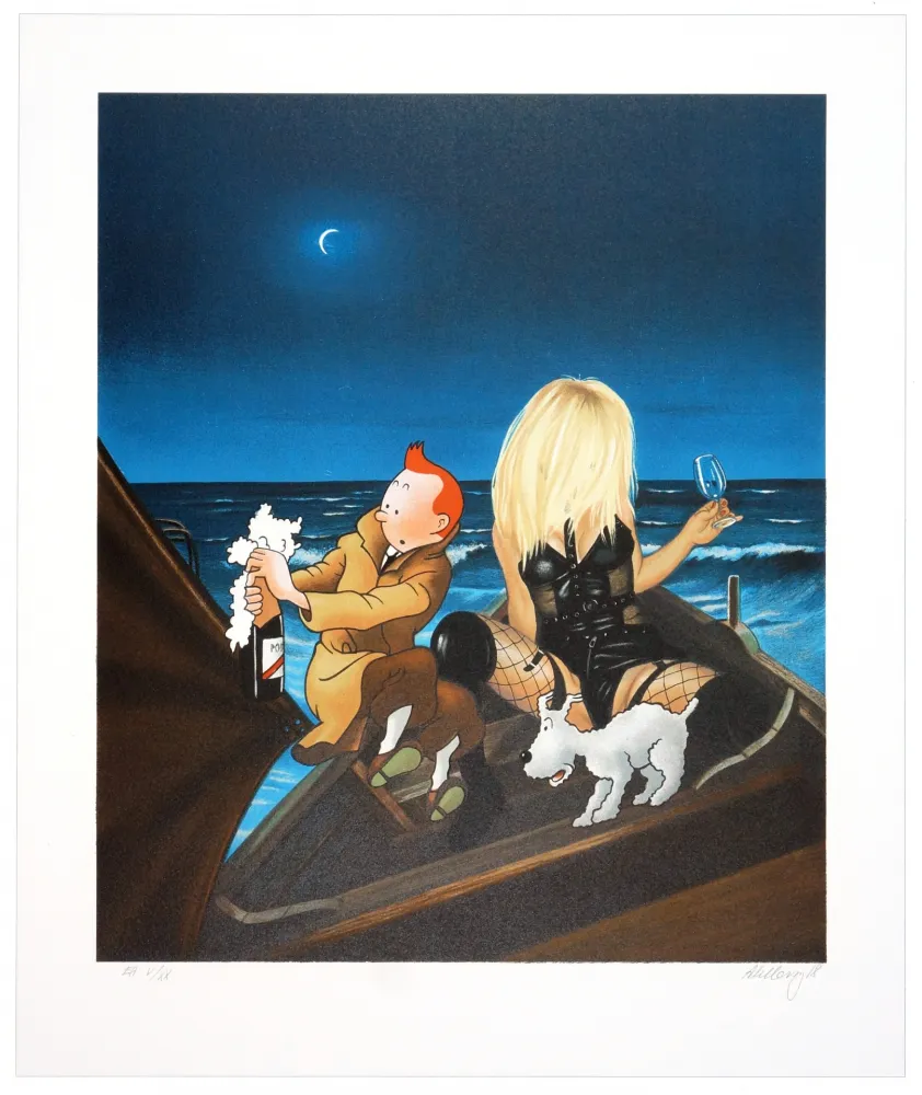 Lithografie Ahlberg - Sans Titre