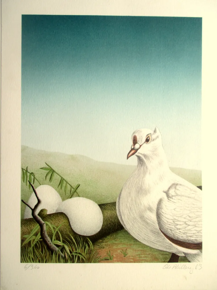 Lithografie Ahlberg - The Dove