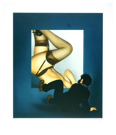 Lithografie Ahlberg - The Fall