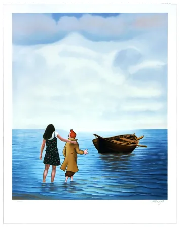 Lithografie Ahlberg - The Getaway