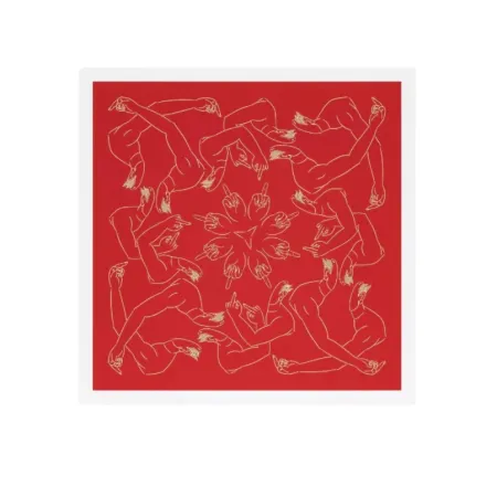 Lithografie Ai - Middle Finger in Red 