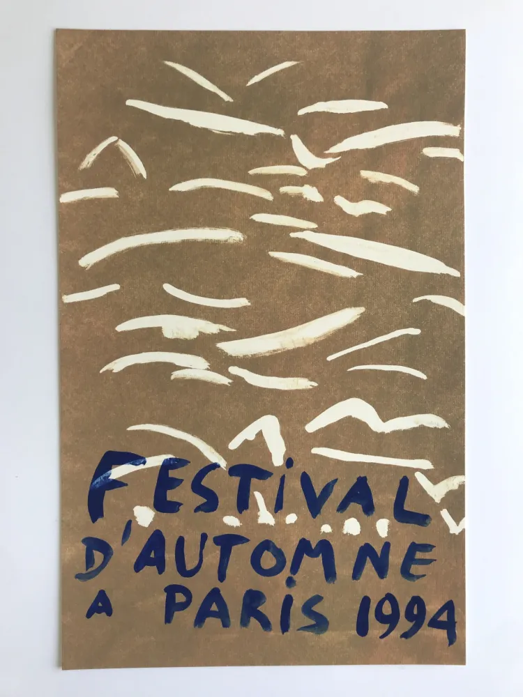 Zeefdruk Aillaud - Festival d'automne à Paris