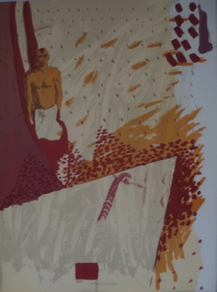 Lithografie Alberola - Acteon fecit