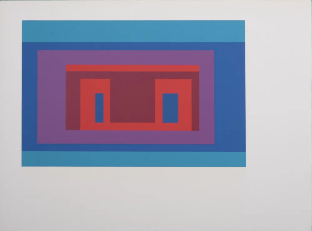 Zeefdruk Albers - 10 Variants (B), 1971