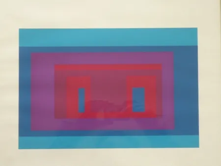 Zeefdruk Albers - Composition