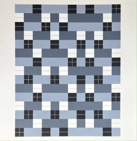 Zeefdruk Albers - Double Weave