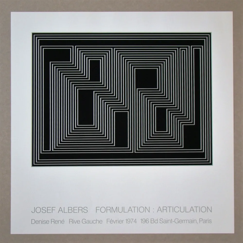 Zeefdruk Albers - Formulation : Articulation