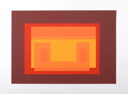 Zeefdruk Albers - Formulation Articulation #F, 1972