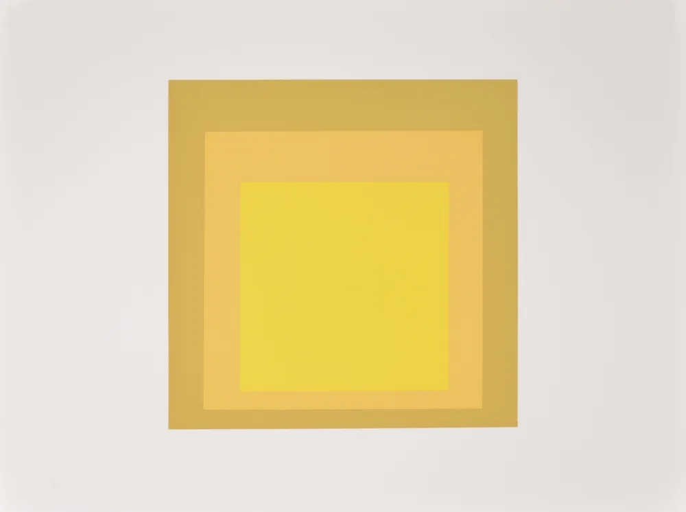 Zeefdruk Albers - Formulation Articulation #J (Grand format), 1972