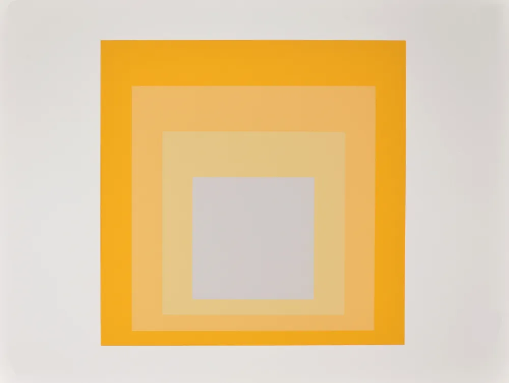 Zeefdruk Albers - Formulation Articulation #K (Grand format), 1972