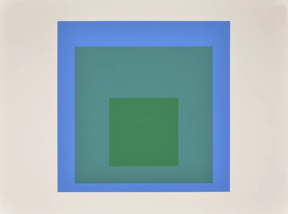 Zeefdruk Albers - Formulation Articulation #L (Grand format), 1972