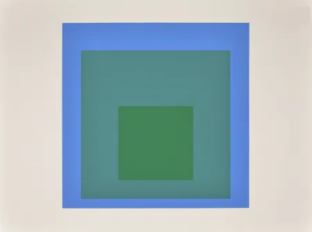 Zeefdruk Albers - Formulation Articulation #L (Grand format), 1972