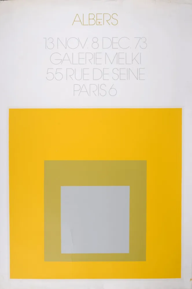 Lithografie Albers - Galerie Melki, 1973