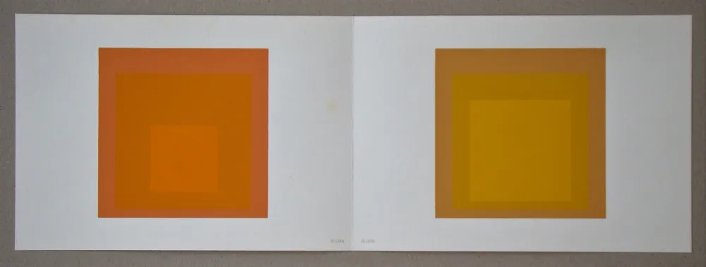 Zeefdruk Albers - Homage to the Square