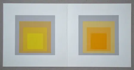 Zeefdruk Albers - Homage to the Square