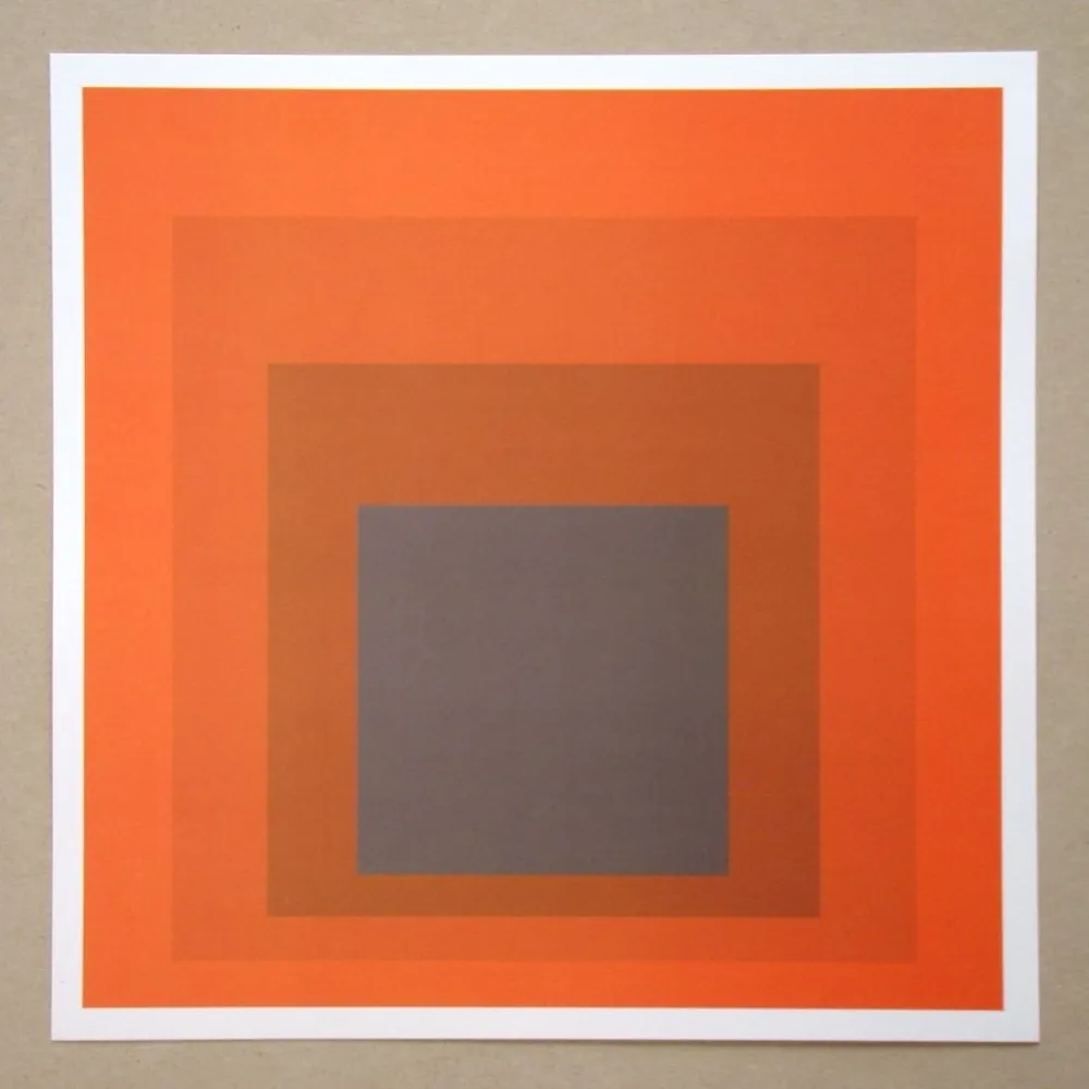 Zeefdruk Albers - Homage to the Square