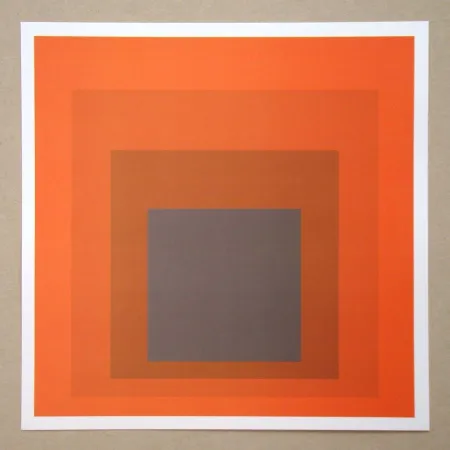 Zeefdruk Albers - Homage to the Square