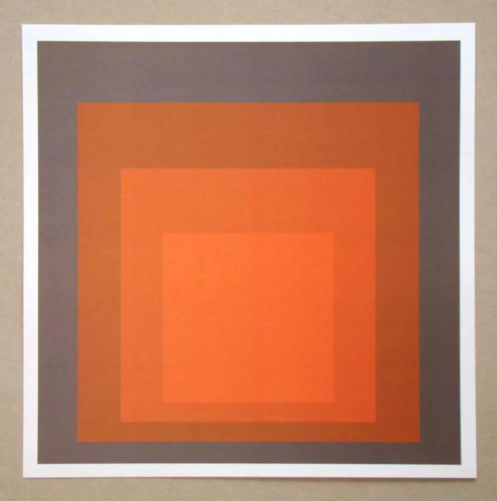 Zeefdruk Albers - Homage to the Square