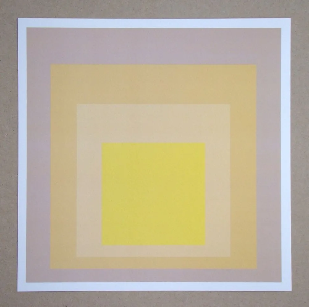 Zeefdruk Albers - Homage to the Square