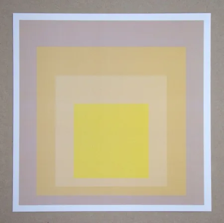 Zeefdruk Albers - Homage to the Square