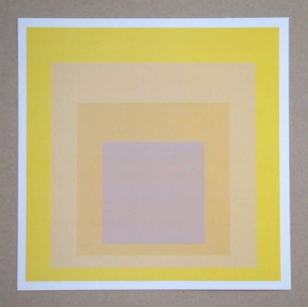 Zeefdruk Albers - Homage to the Square