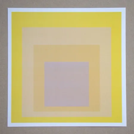 Zeefdruk Albers - Homage to the Square